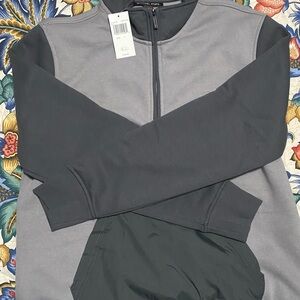Michael Kors Men’s Charcoal and Light Gray Jacket Size Large